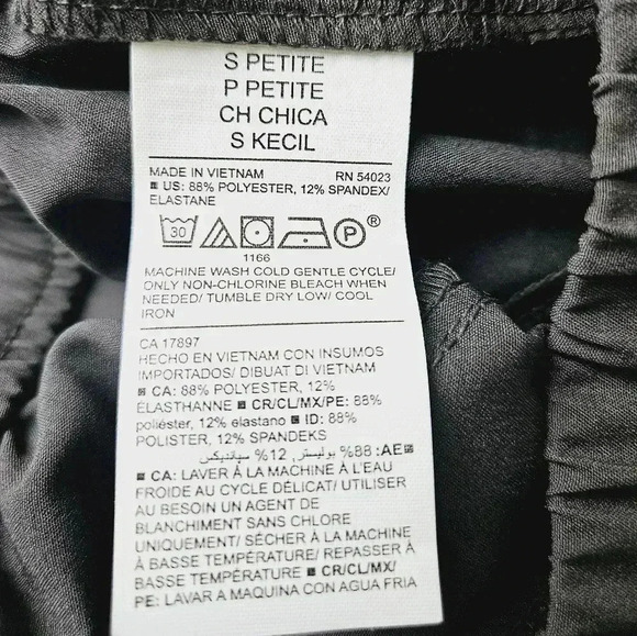 Old Navy StretchTech Petite Cargo Pants Charcoal Gray - Picture 8 of 8